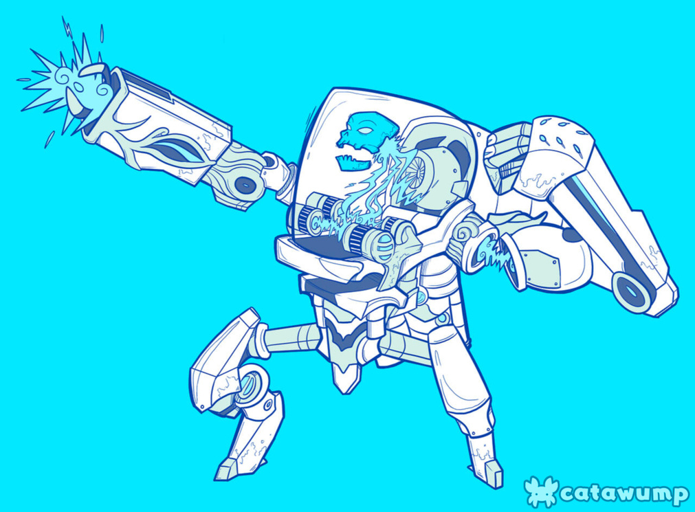 ISIC from Battleborn Fanart ISIC from Battleborn Fanart