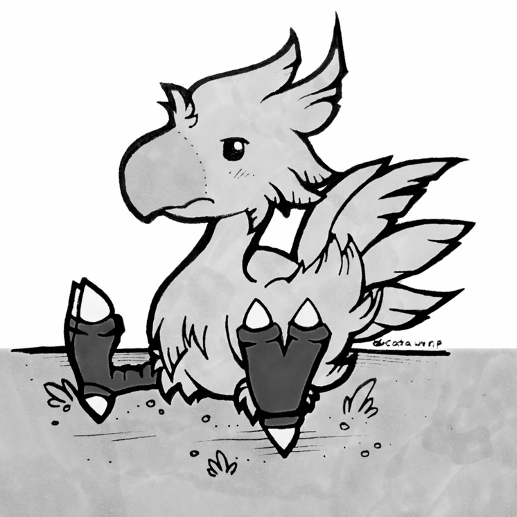 Inktober - Chocobo