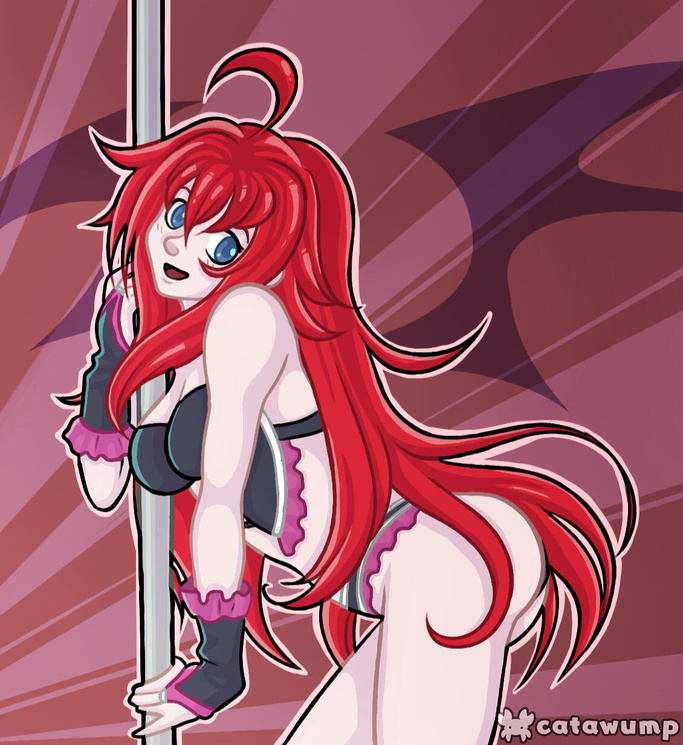 Rias Pole Dancing - Highschool DxD Fan Art